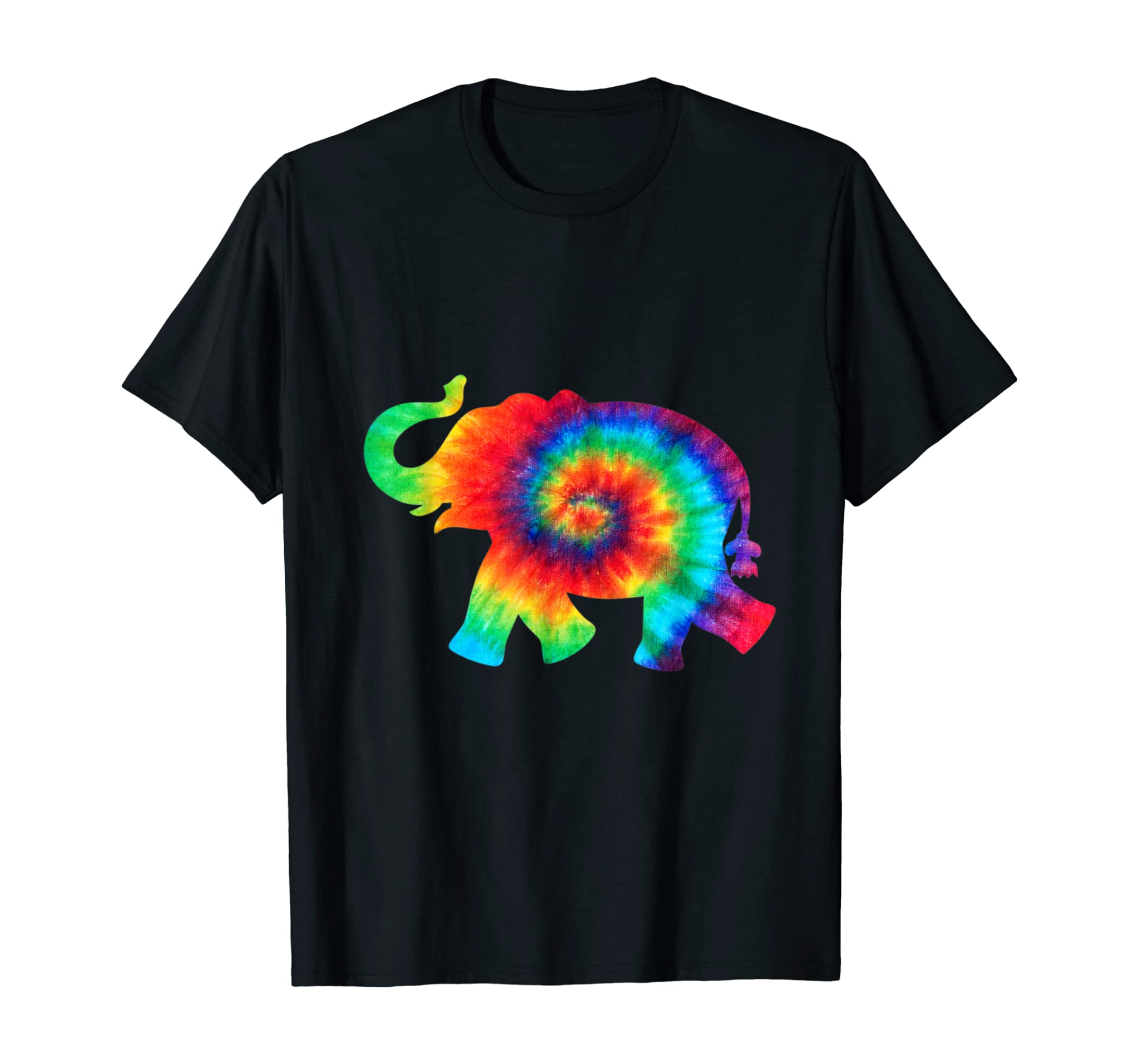 Tie Dye Elephant Tie Dyed Save the Animals T Shirt