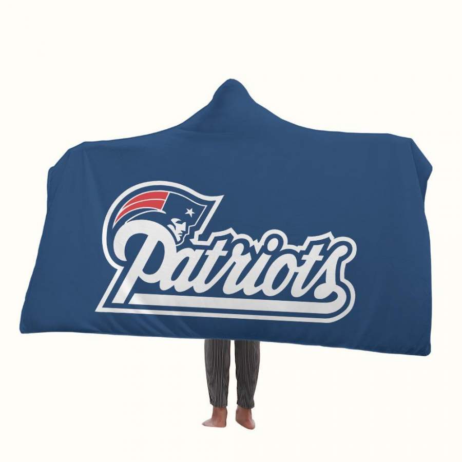 New England Patriots Gift For Fan 3D Full Printing Hooded Blanket