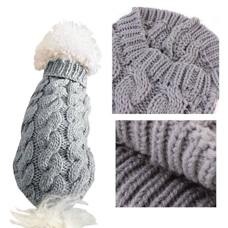 Multiple Colour Cute Pet Supplies Knitted Jumper Sweater Winter Warm Puppy Pet Clothes Dog Sweater Dog Dog Pullover Dog Clothes