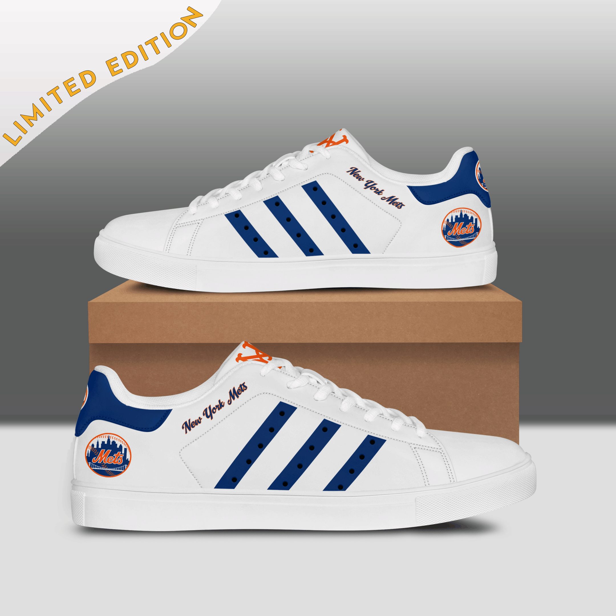 New York Mets Low Top Shoes – V2