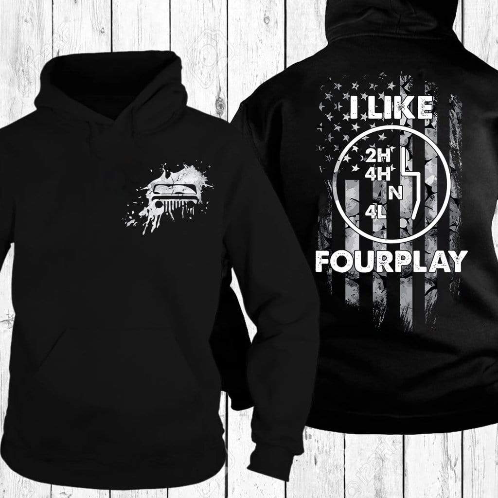 Jeep Girl I Like Four Play Funny Offroad Hoodie 3D #V