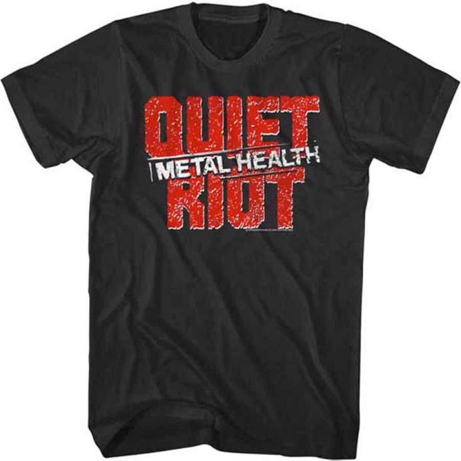 Quiet Riot-Logo Black Lightweight T-Shirt