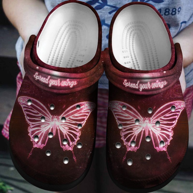 Spread Your Wings Shoes – Magical Butterfly Outdoor Shoes Birthday Gift For Women Girl Friend