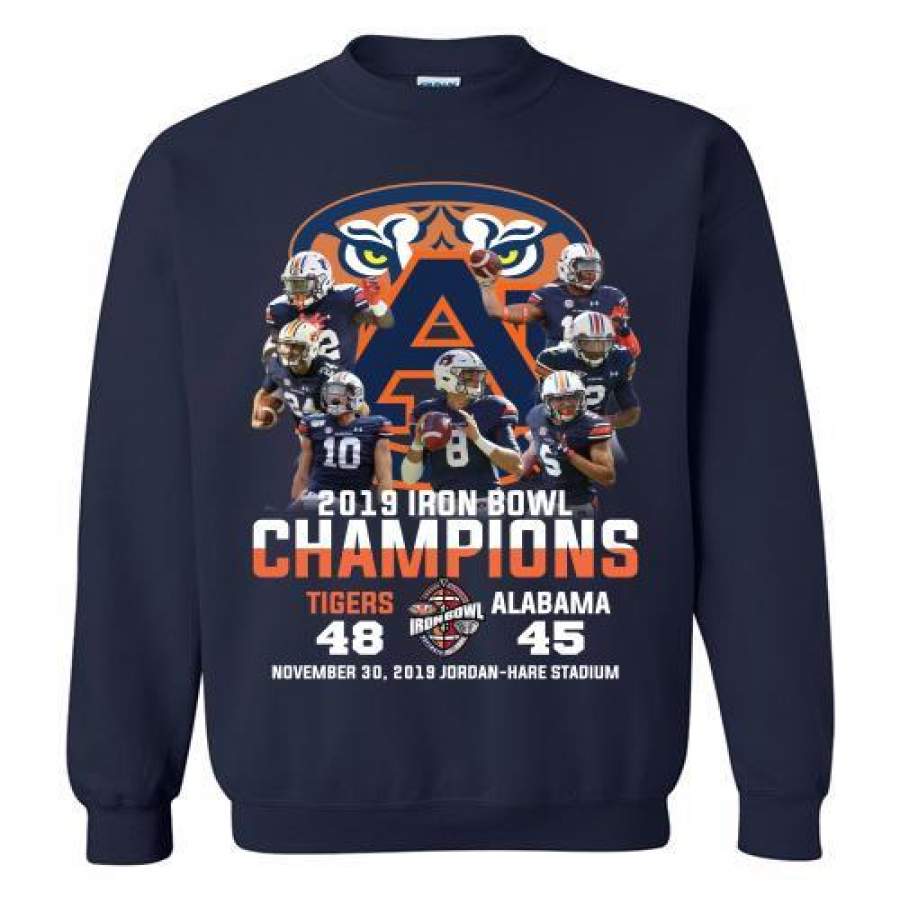 2019 Iron Bowl Champions 2019 Auburn Tigers Alabama Sweatshirt