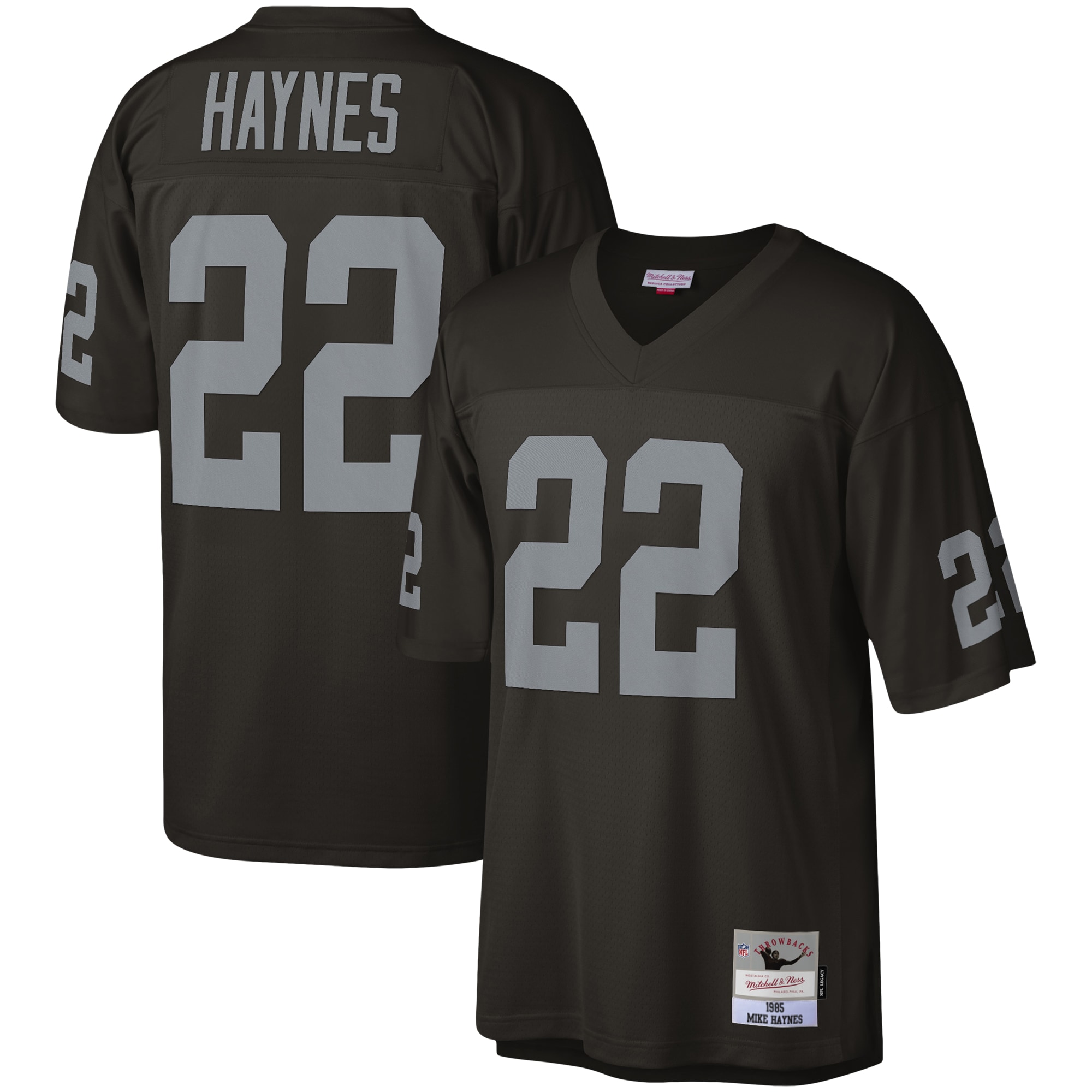 Mike Haynes Las Vegas Raiders Mitchell & Ness Legacy Replica Jersey – Black