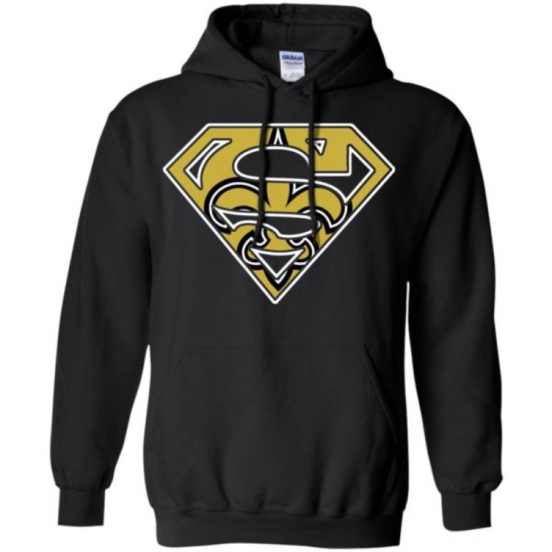 New Orleans Saints Superman Logo Hoodie