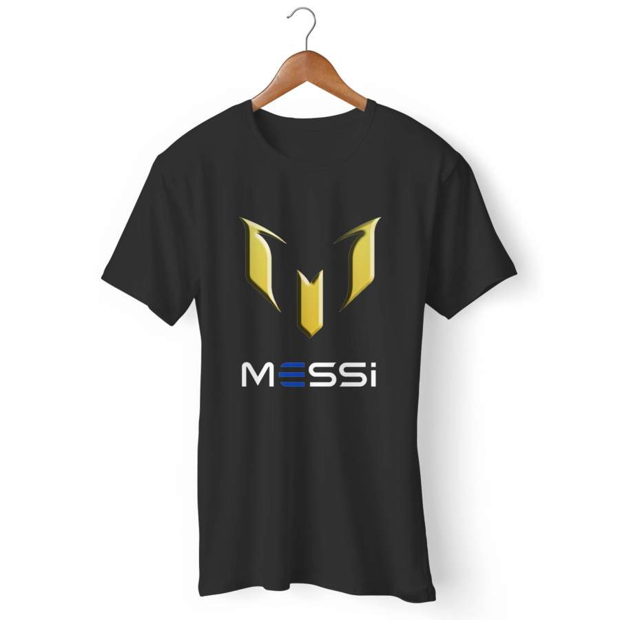 Lionel Messi Logo Gold Man’s T-Shirt