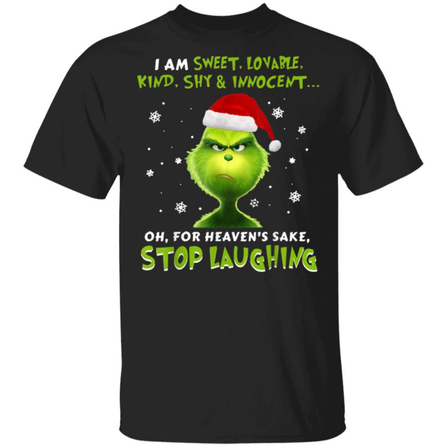 I Am Sweet Lovable Kind Shy Innocent G.rinch Christmas T-Shirt