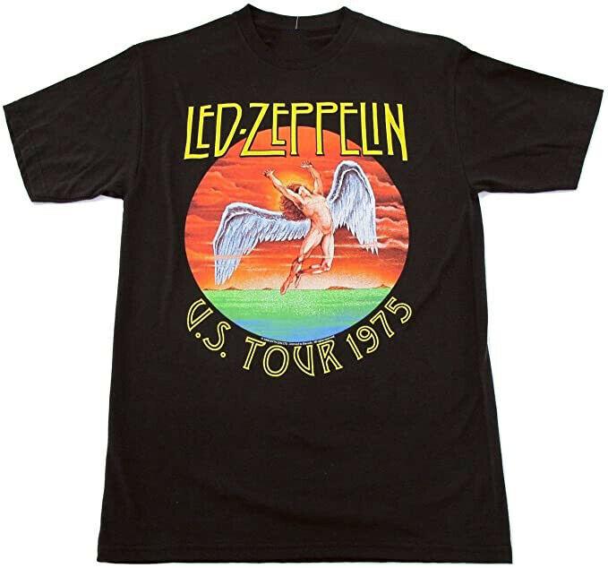 Vintage Led Zeppelin 1975 Concert Tour Men’s T-Shirt