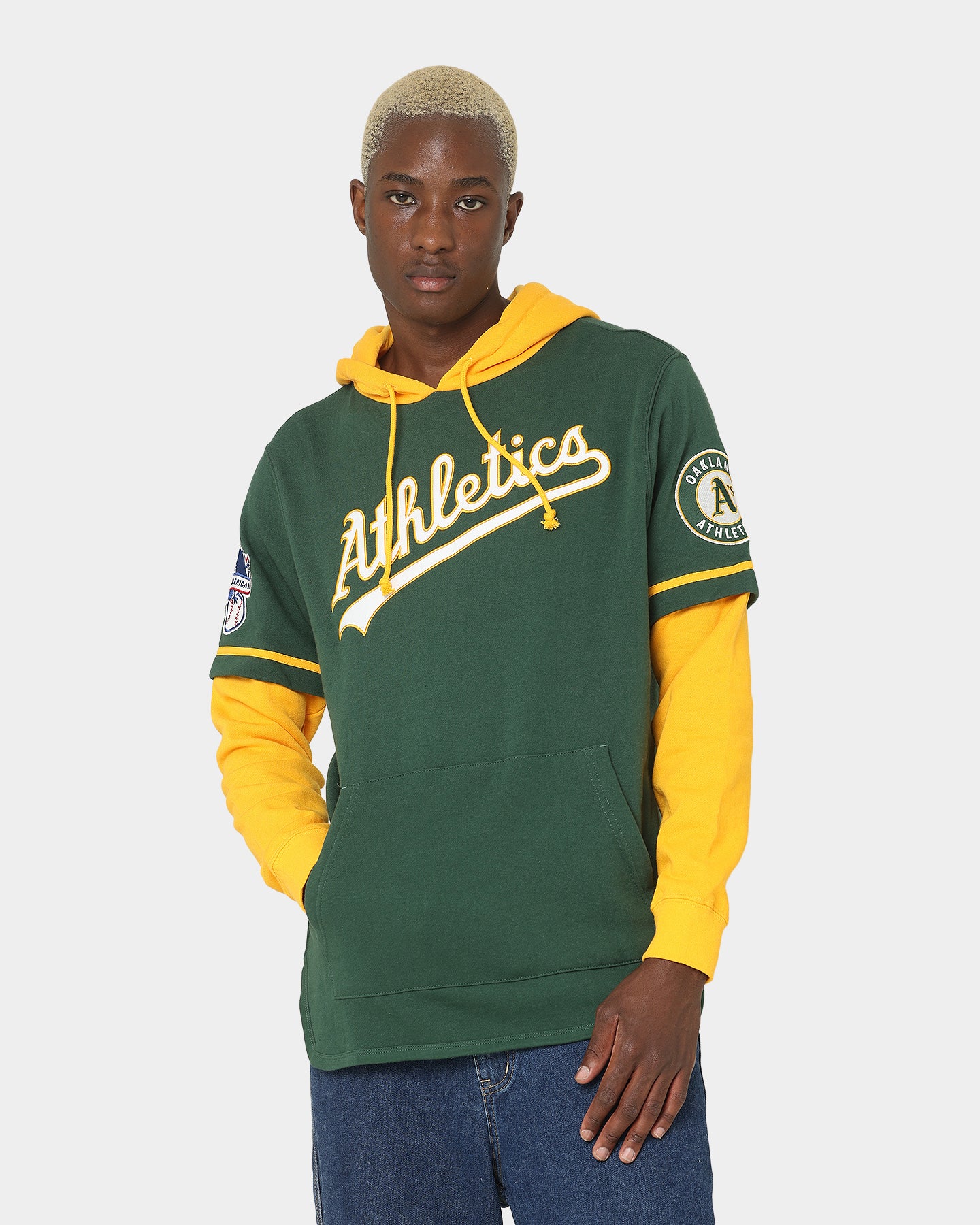 47 Brand Oakland Athletics Shortstop Hoodie Dark Green