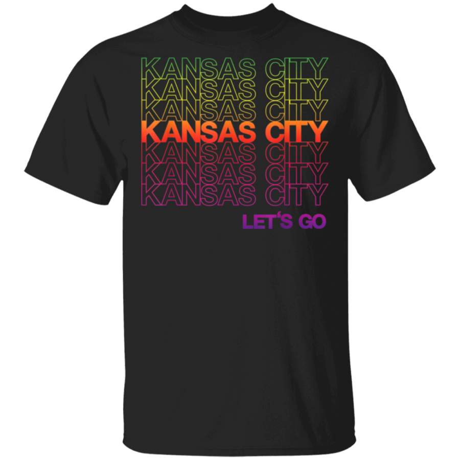 Kansas City Lets Go fan tee TShirt