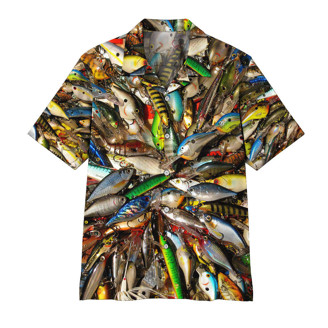 Gearhumans Fishing Baits Stainless Steel Hawaiian Shirt Ha261