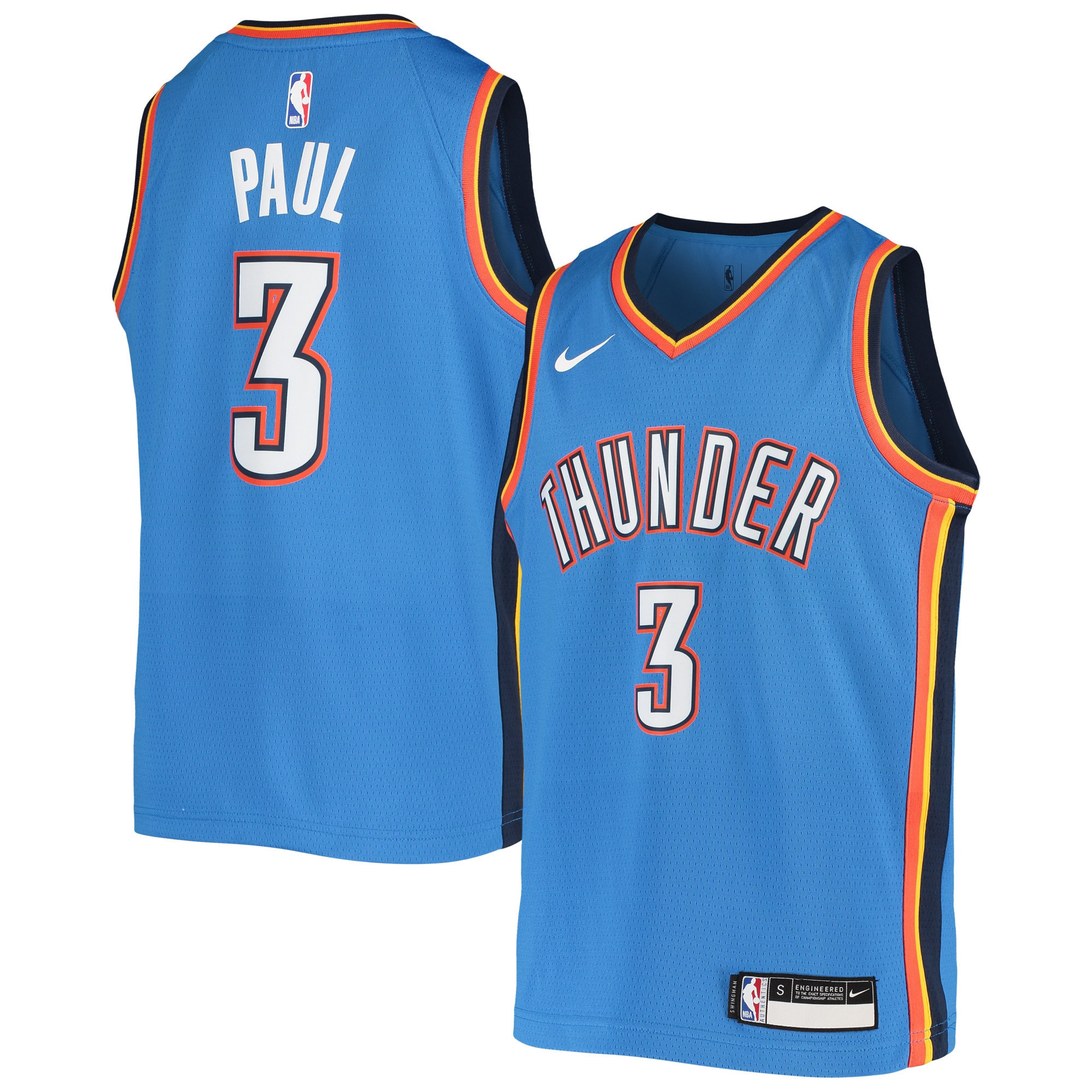 Chris Paul Oklahoma City Thunder Team Swingman Jersey – Blue NBA