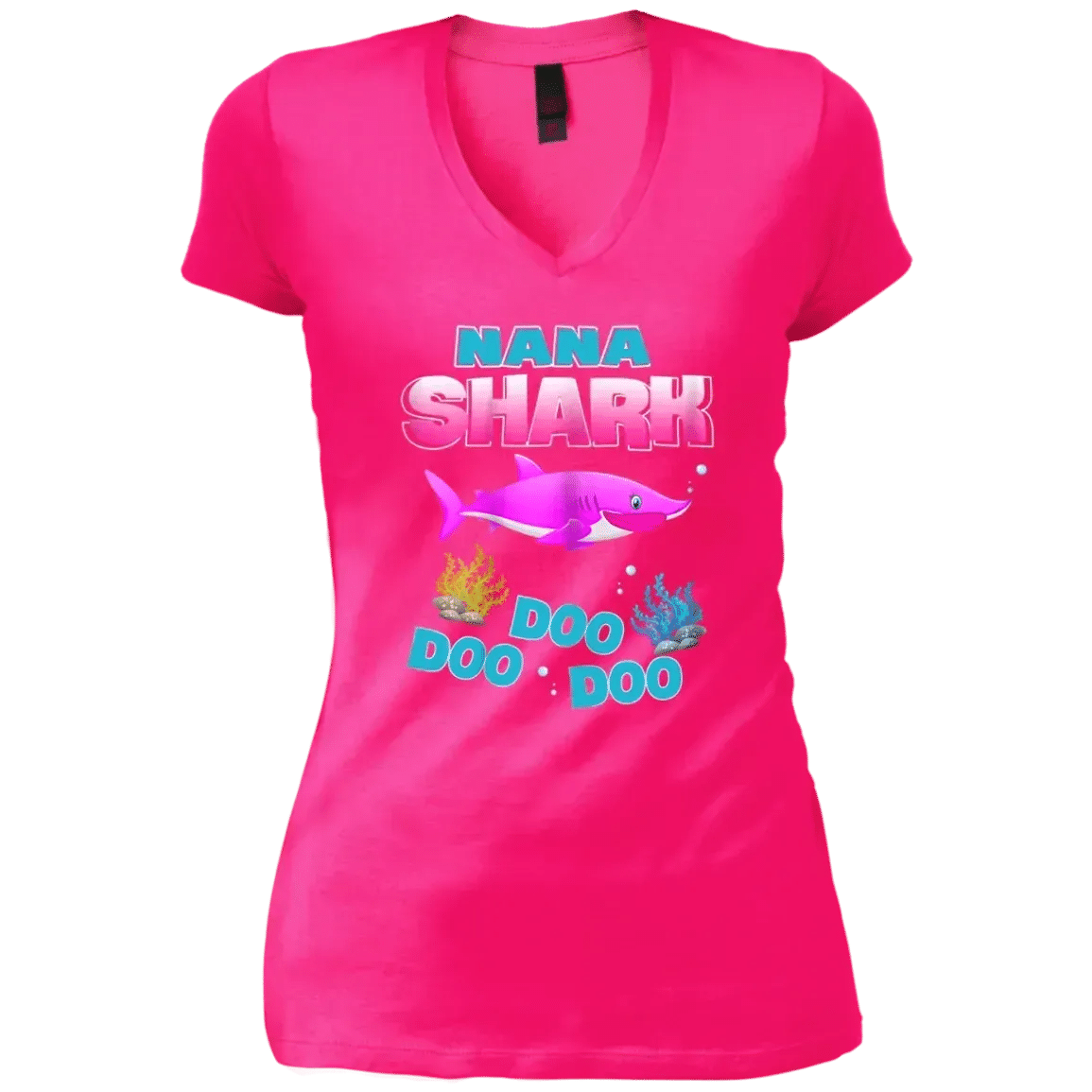 Buy Nana Shark Doo Doo Doo – Mothers Day Ladies V-Neck