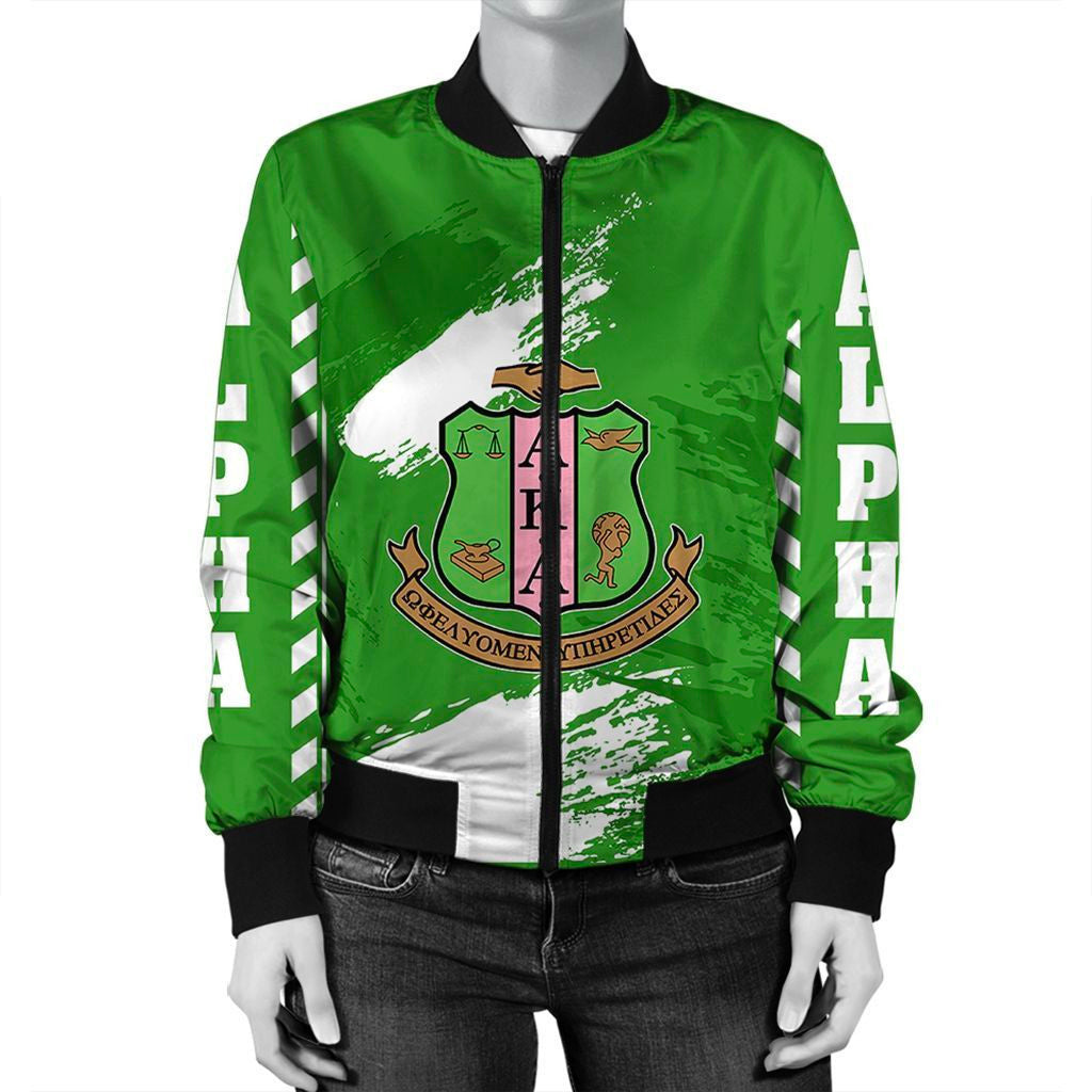 Wonder Print Jacket – Alpha Kappa Alpha Nineteen Bomber Jacket