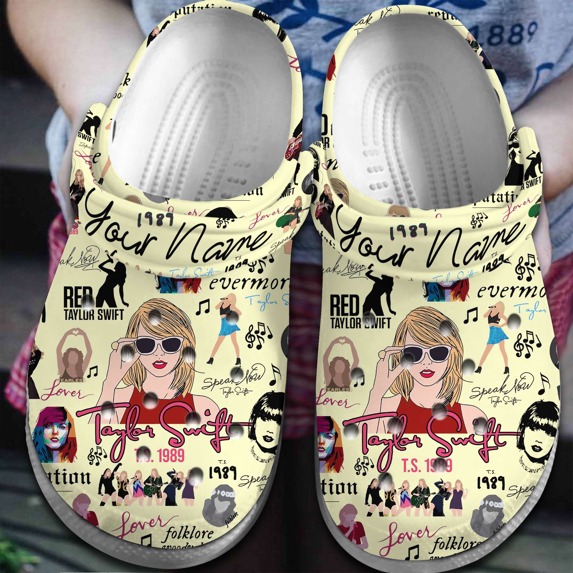 Taylor Swift Music Crocss Crocband Clogs Shoes Comfortable For Men Women And Kids Aa25Cdyl-2