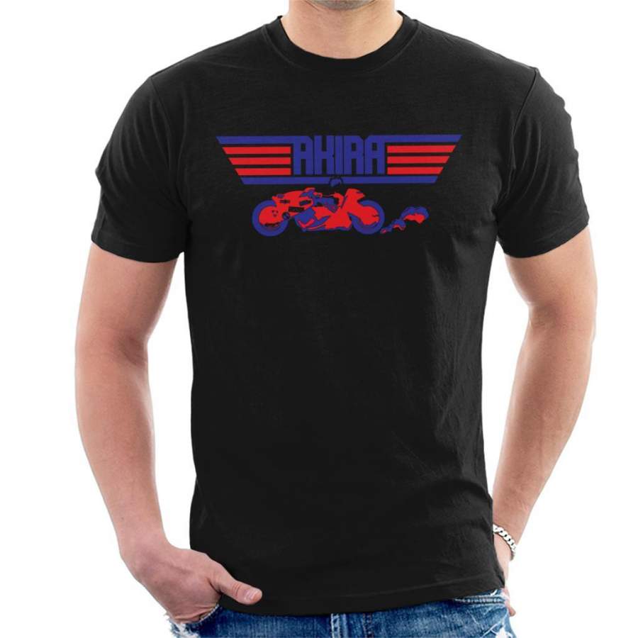 Akira Top Gun Logo Mix Men’s T-Shirt