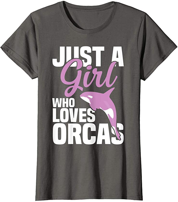 Womens Orcas themed T-Shirt for girls for all the marine life lover T-Shirt