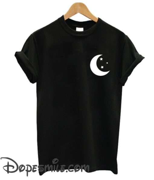 Moon and Stars Pocket cool T Shirt