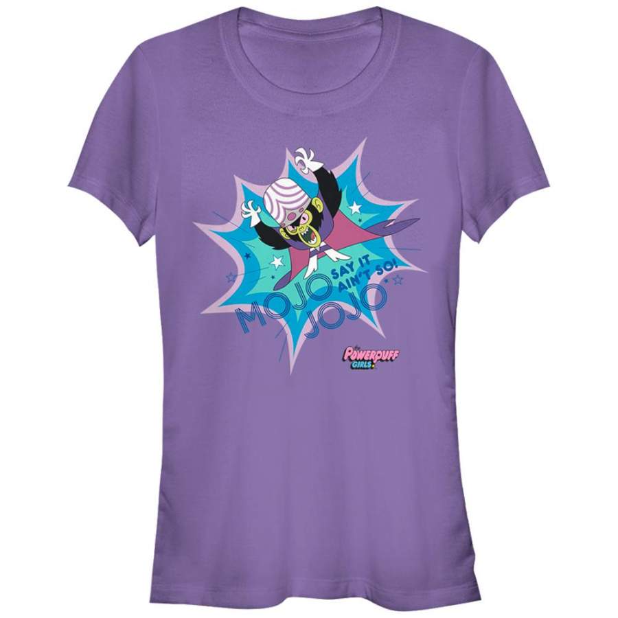 The Powerpuff Girls Junior’s Mojo Jojo Say it Ain’t So  T Shirt Purple S