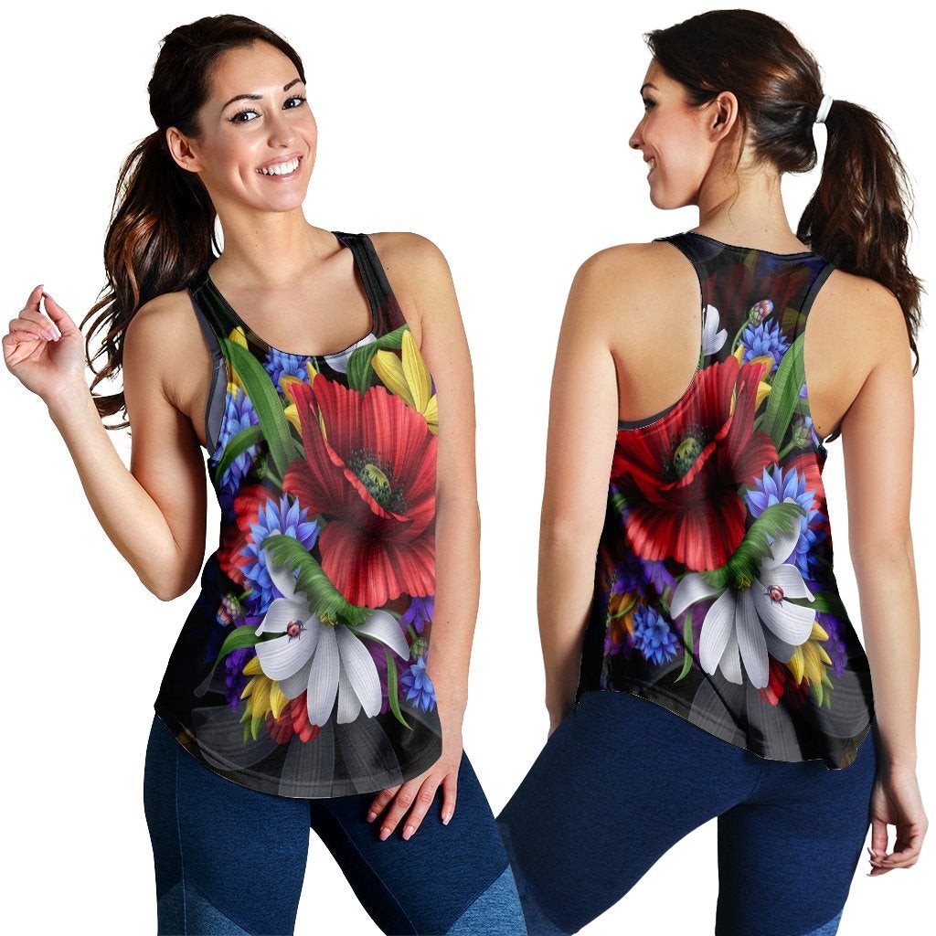 Hawaiian Hibiscus Flower Beautiful Racerback Tank Ha34244