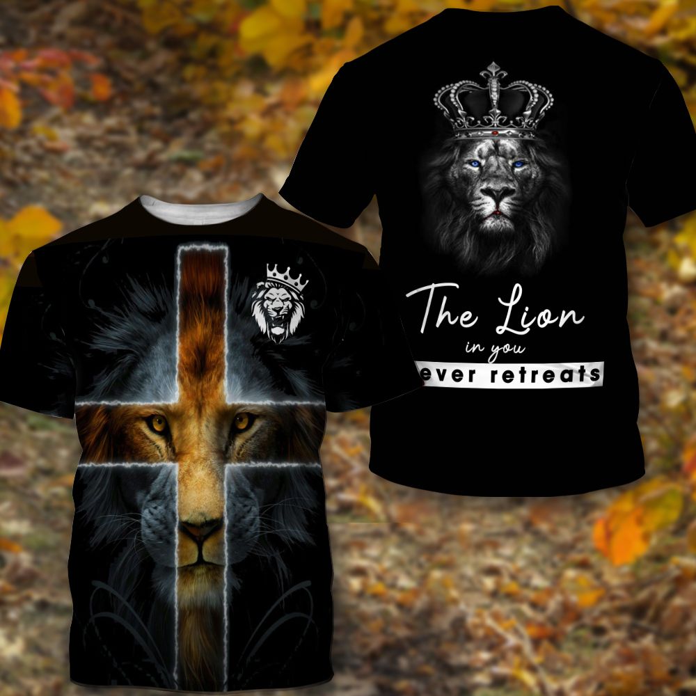 The Lion In You Never Retreats Ver01 Thcn140721Ntlw Unisex 3D T-Shirt All Over Print