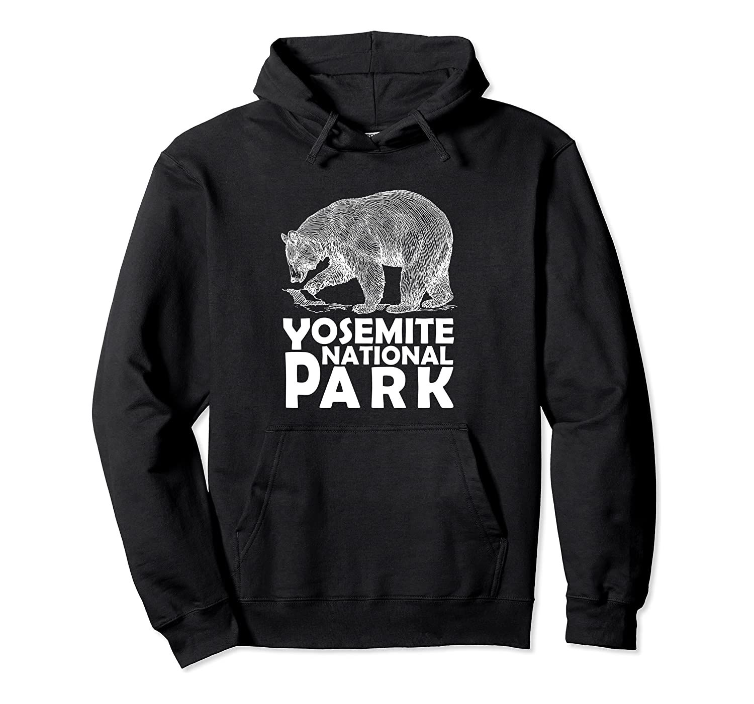 Yosemite US National Park California Souvenir Bear Vintage Pullover Hoodie T-Shirt, Sweatshirt, Tank Top