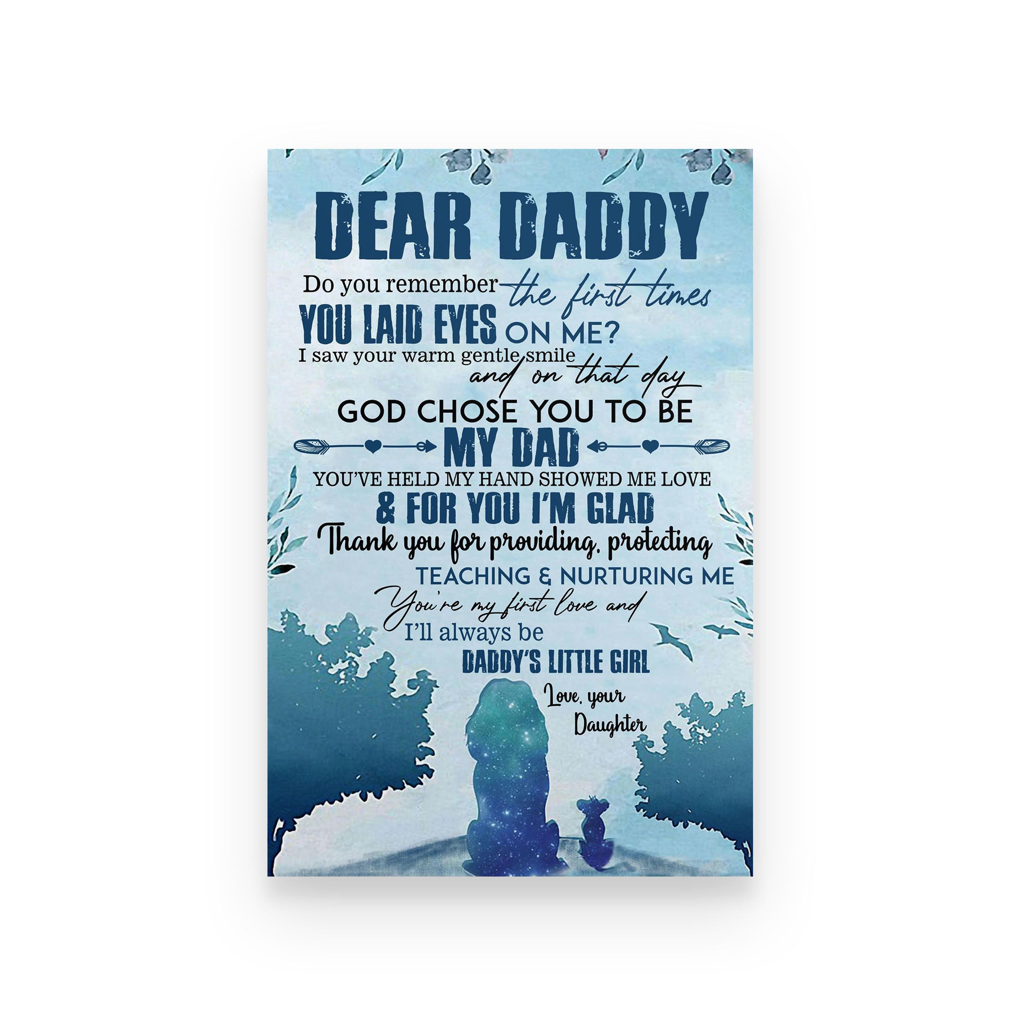 lion poster daughter to daddy you’re my first love and i’ll always be daddy’s little girl