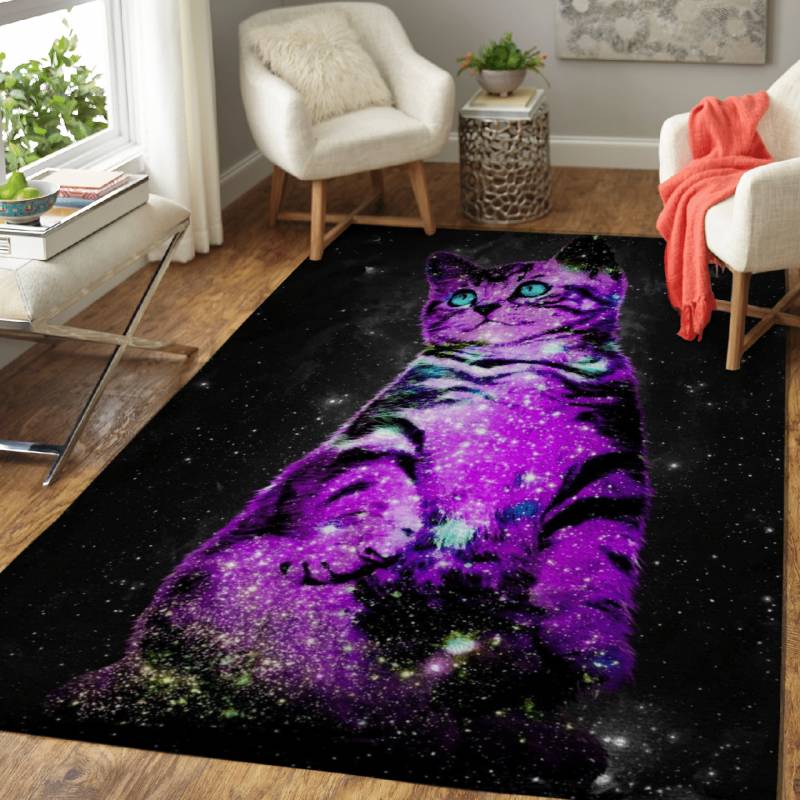 Star Dust Cat – Star Dust Animals Area Rug Carpet