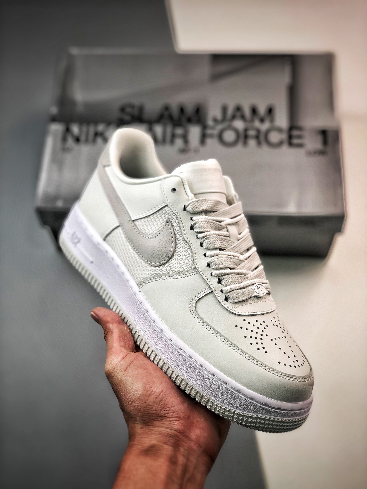 Slam Jam x Nike Air Force 1 Low Triple White DX5590-100 5338885