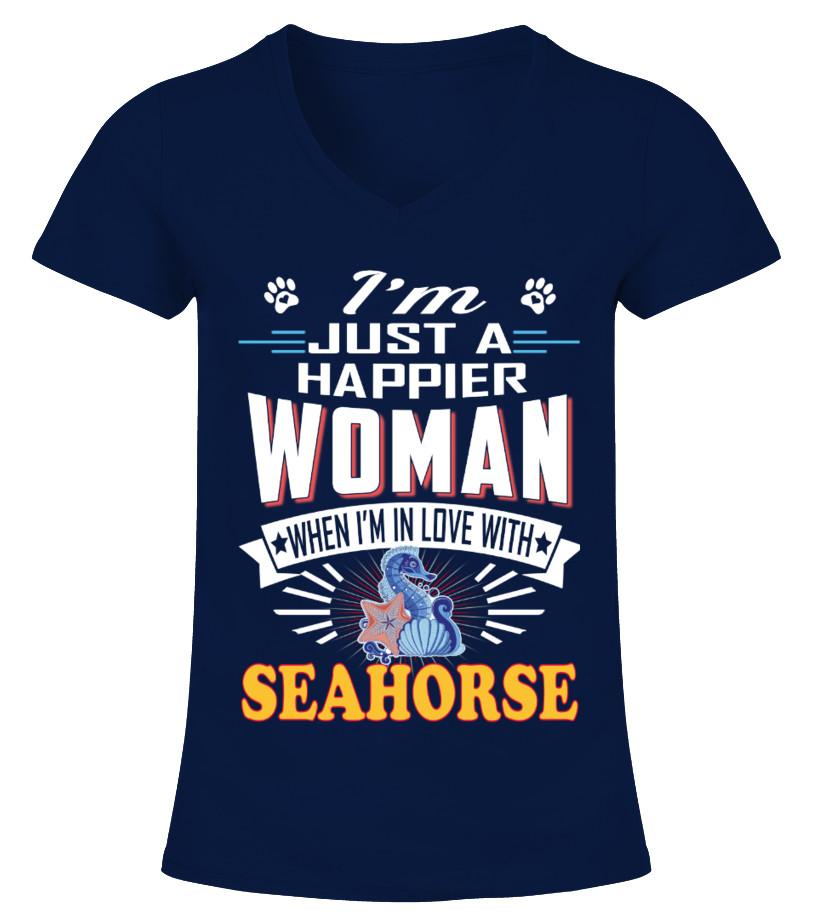 Seahorse Animals Lover T Shirts C-Yt4Ji