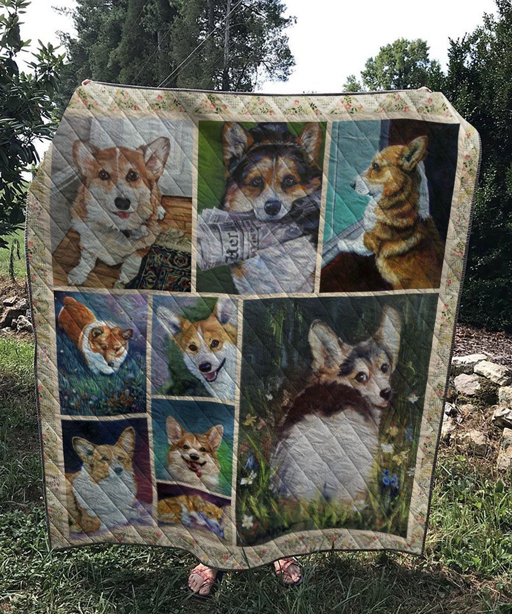 Corgi My Boss LF33 3D Customized Quilt