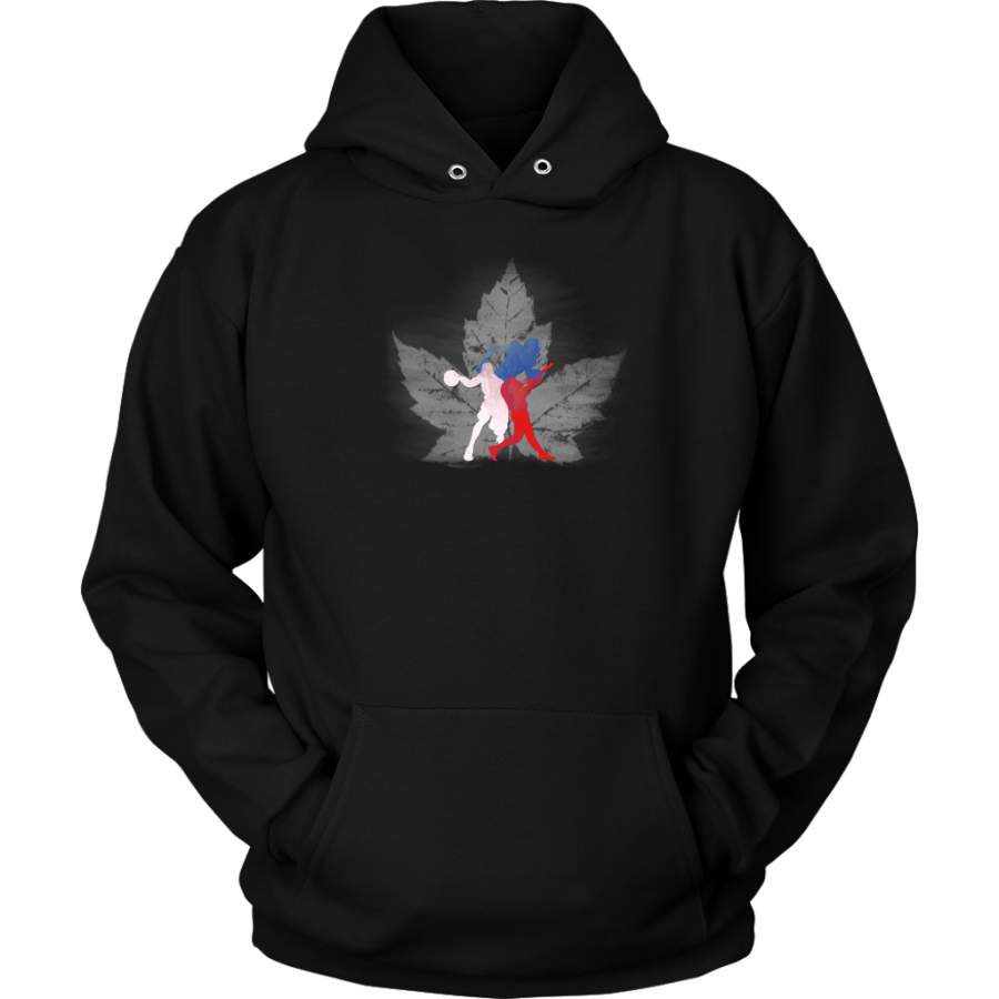 Love Canada USA Basketball,Soccer,Baseball Sports Souvenir Hoodie
