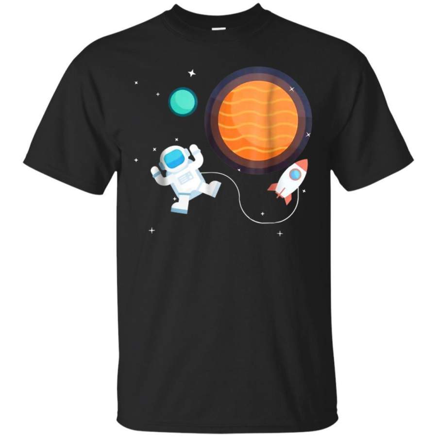 AGR Discover Cool Funny Astronaut Space Force T-shirt