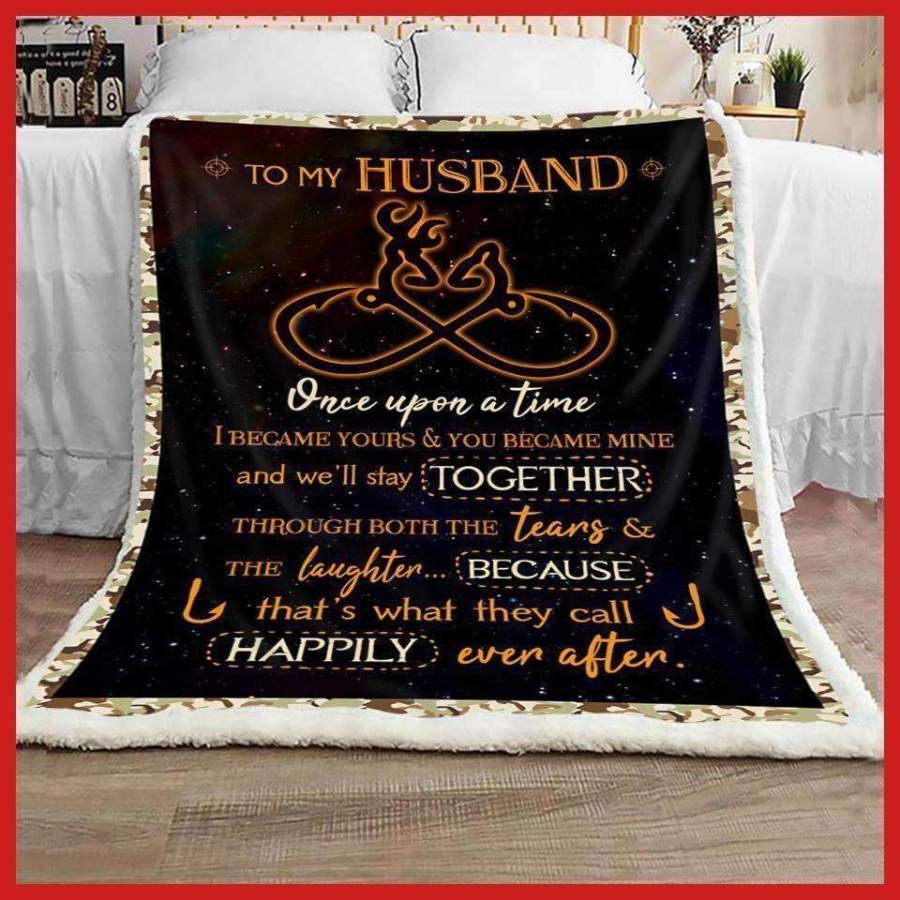 Blanket Gift For Husband Happily Ever After