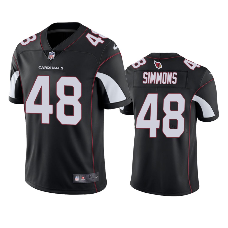 Arizona Cardinals Isaiah Simmons Black 2020 NFL Draft Vapor Limited Jersey