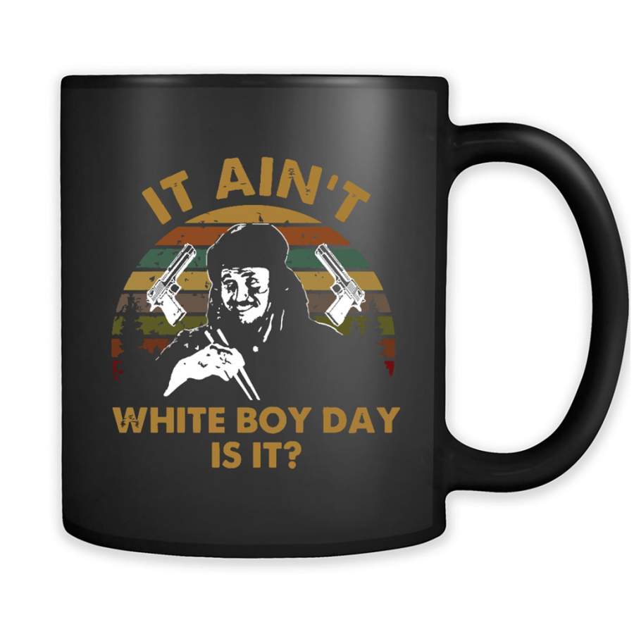 Gary Oldman It Ain’t White Boy Day Is It, Classic Vintage Retro Design – Full-Wrap Coffee Black Mug