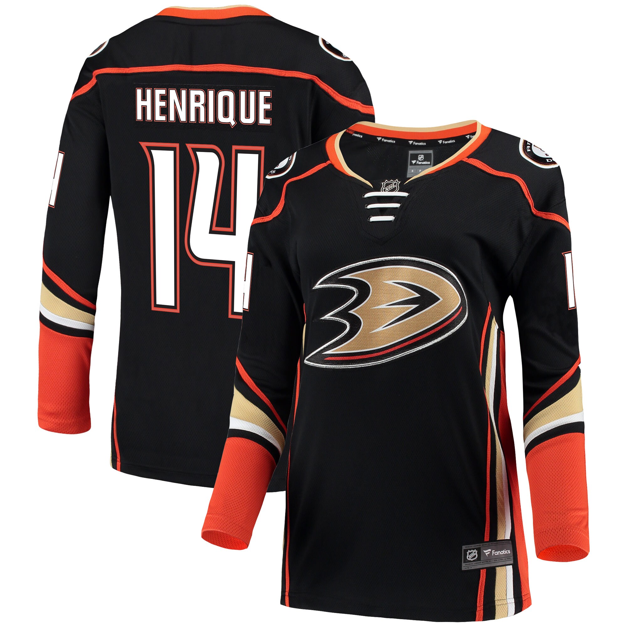 Women's Anaheim Ducks Adam Henrique Black Breakaway Jersey