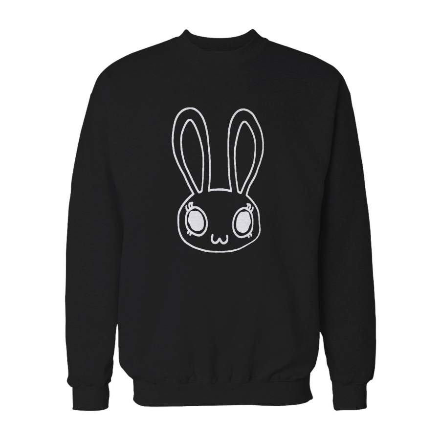 Bunny Rabbit Natural Baby Gift Easter Bunny Minimal Sweatshirt