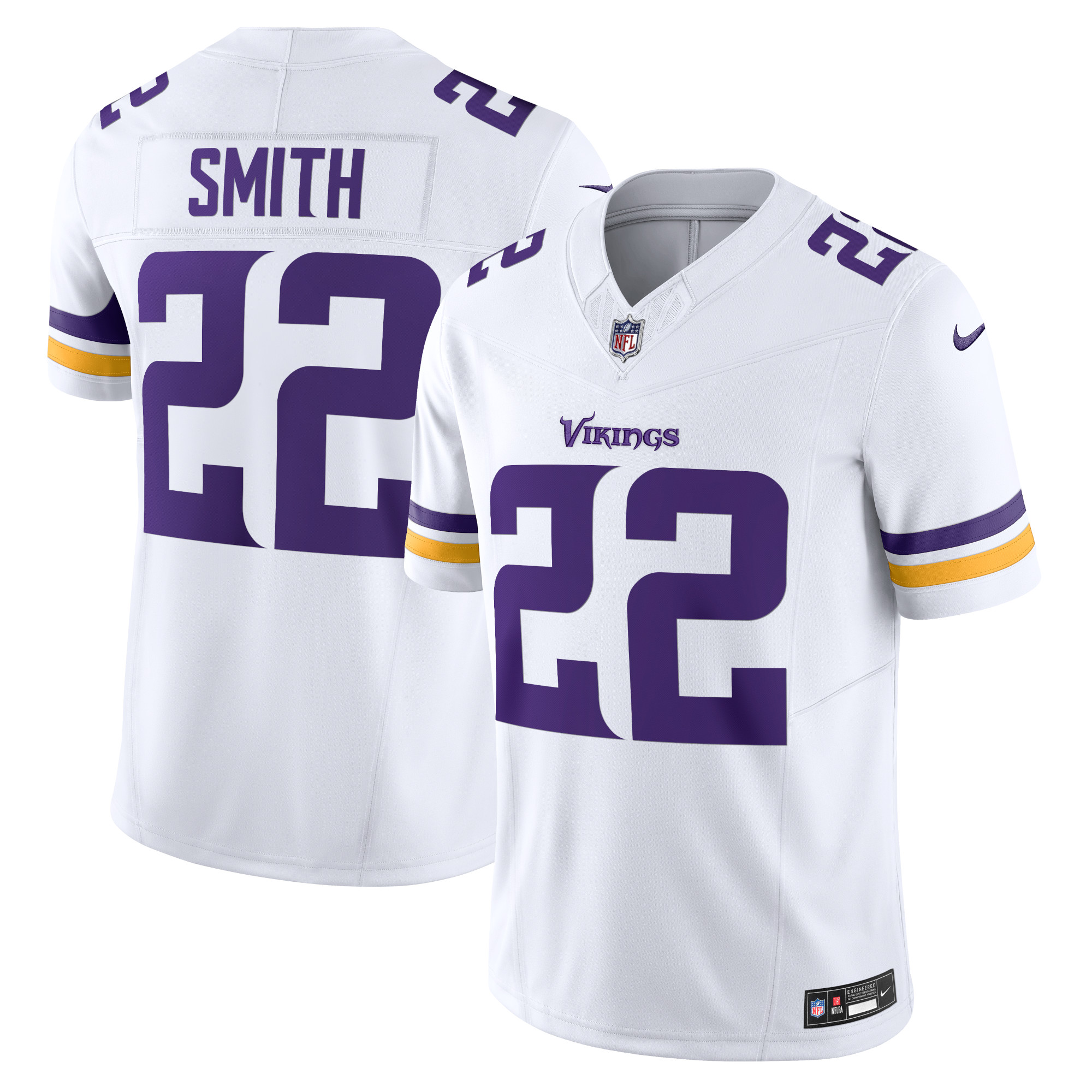 Men’s Minnesota Vikings Harrison Smith White Vapor F.U.S.E. Limited Jersey