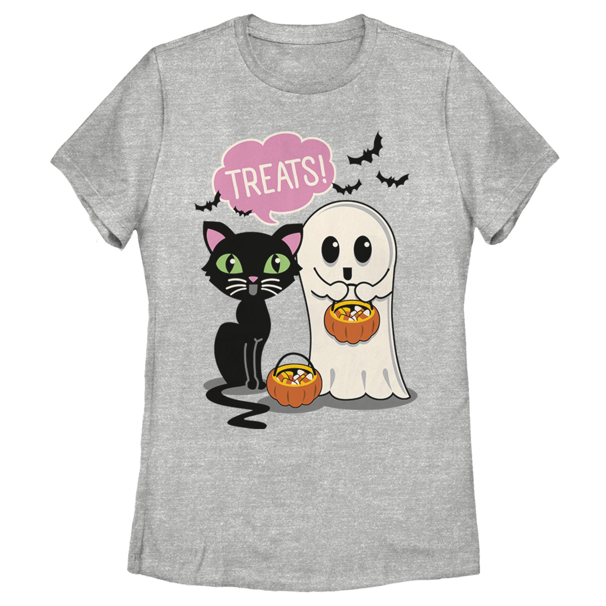 Lost Gods Women’S Halloween Treat Friends  T-Shirt