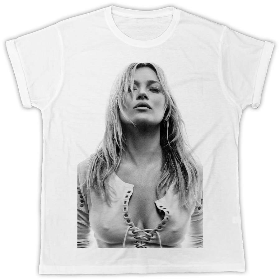 Kate Moss Naked Sexy Retro Poster Ideal Gift Designer Cool Mens T-shirt