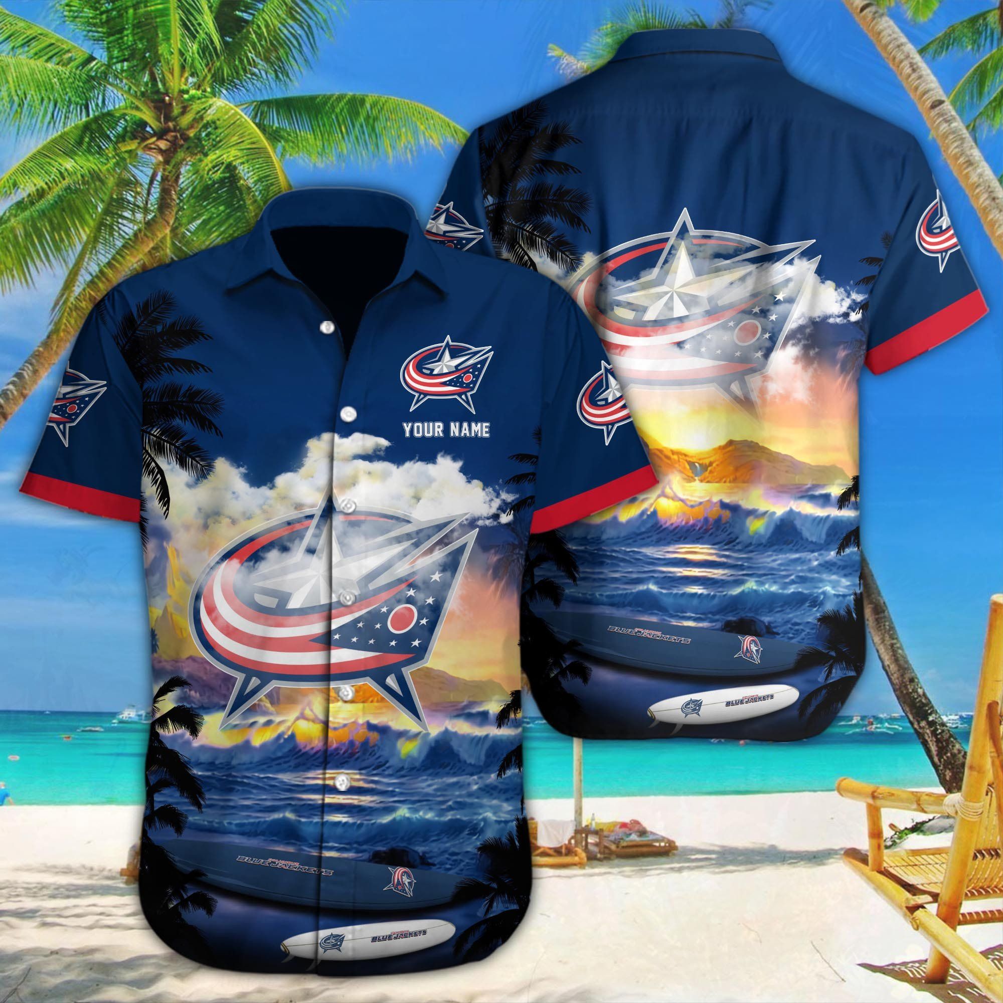 Columbus Blue Jackets Valor Echoed In Hawaiian Threads