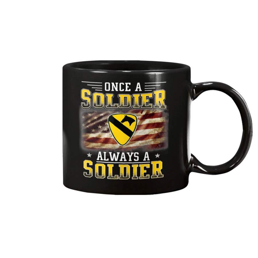 1st Cavalry Division Veteran Always a Soldier Mug