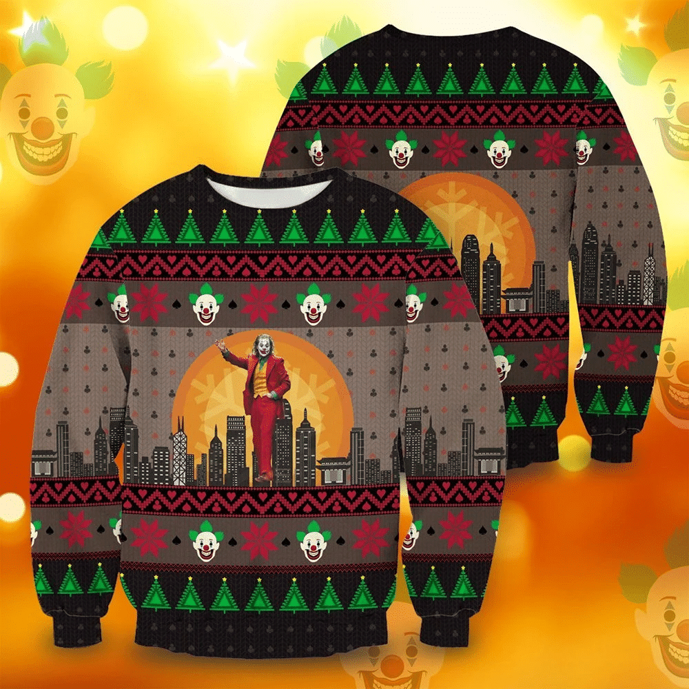 Arthur Fleck Joker Ugly Christmas Sweater