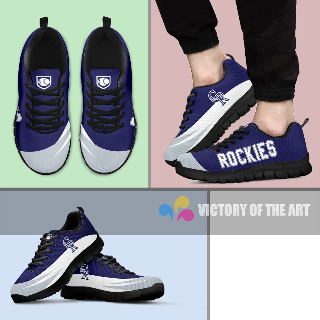 Special Gift Logo Colorado Rockies Sneakers