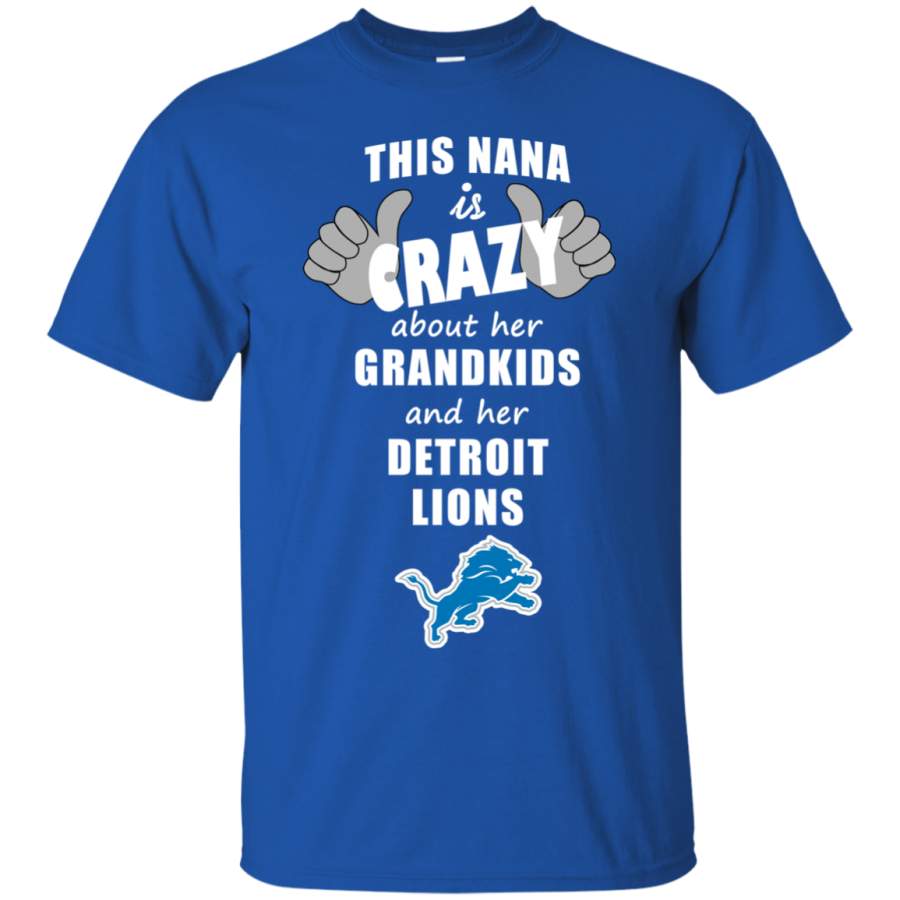 This Nana Is Crazy About Her Grandkids And Her Detroit Lions T Shirts