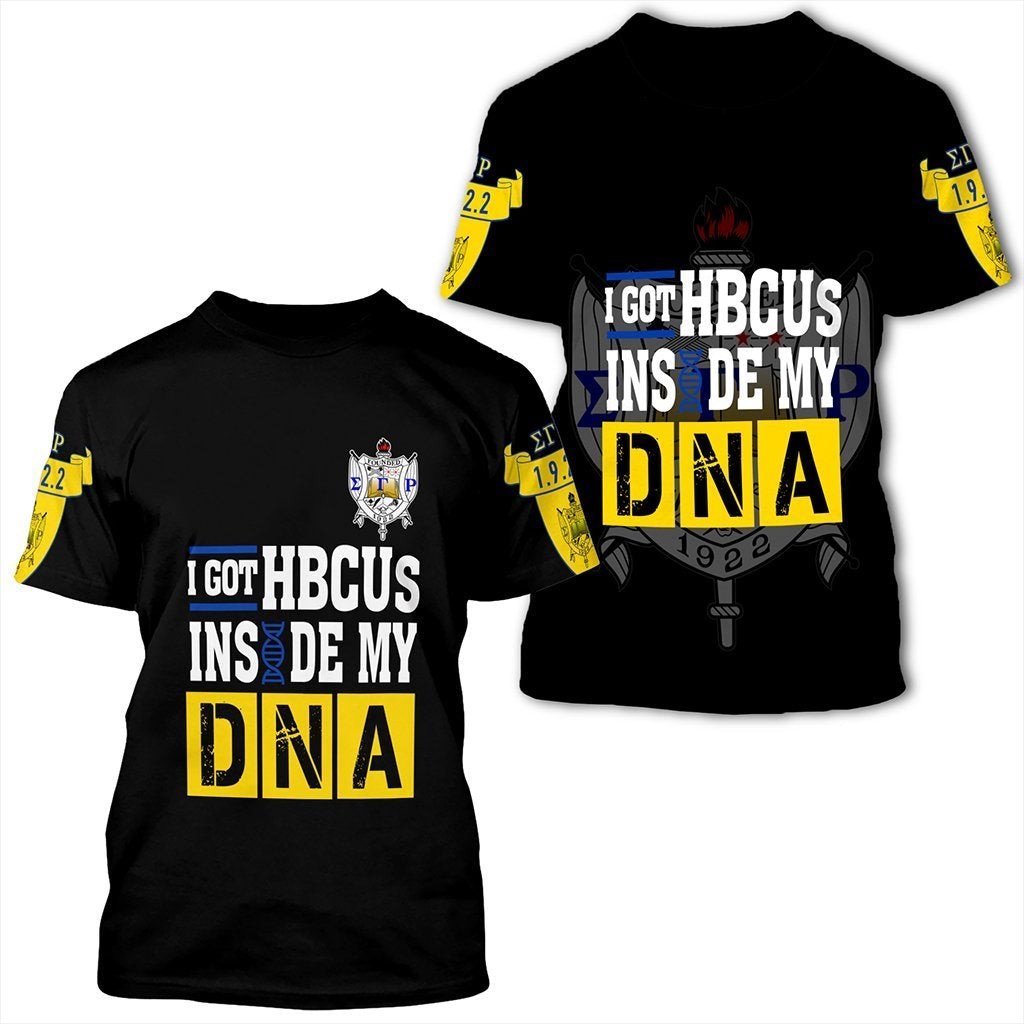 Sorority Tshirt – Sigma Gamma Rho Hbcu Dna Tshirt