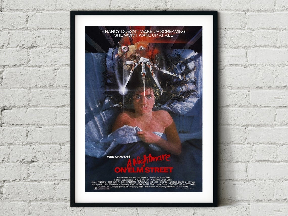 A Nightmare On Elm Street Movie Canvas And Poster, Canvas Prints, My Poster Wall Gift Happy Halloween