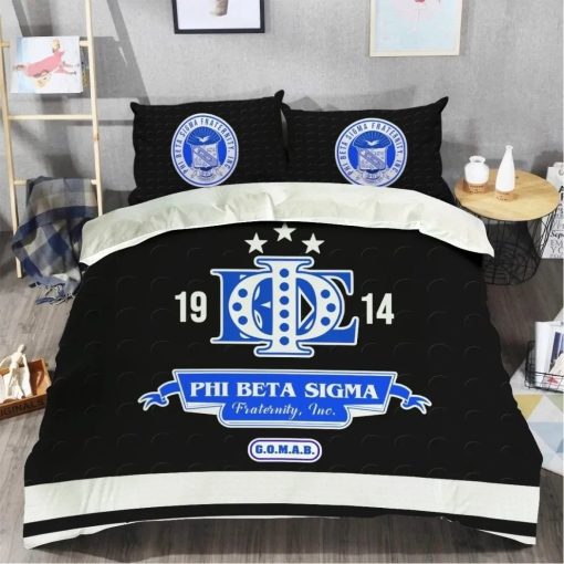 Black Greek – Phi Beta Sigma Official Shield Gomab 3D Bedding Set